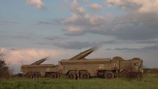 A screenshot from a video by the Russian Defense Ministry showcasing the country's strategic nuclear forces exercises. Released in May 2024